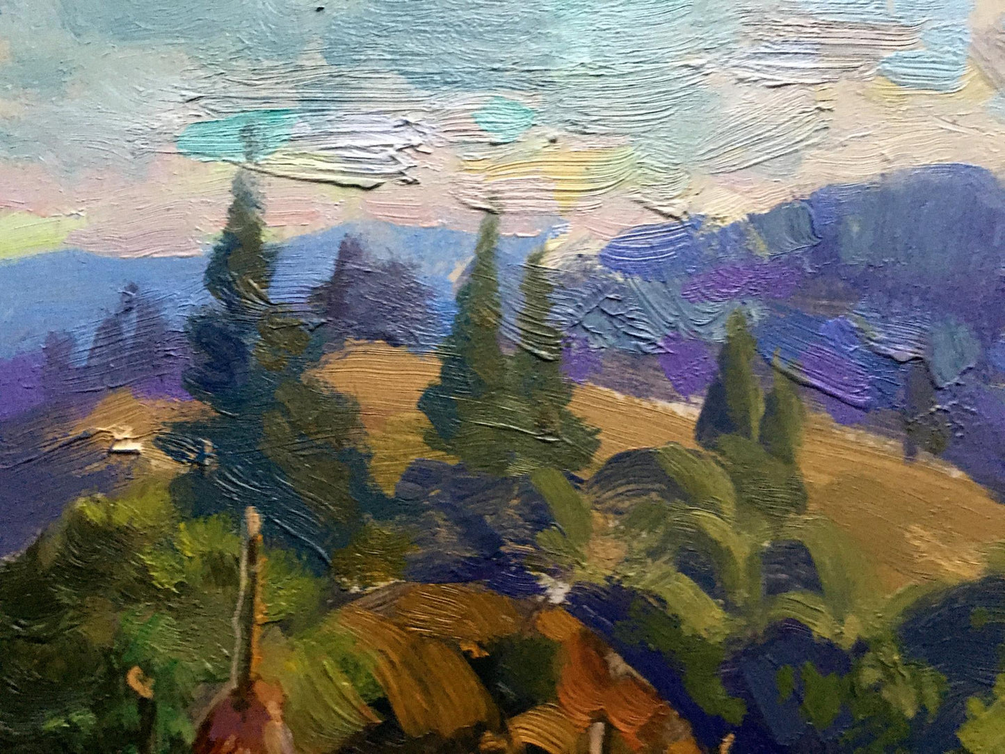 Oil painting Highland Batrakov Vladimir Grigorievich