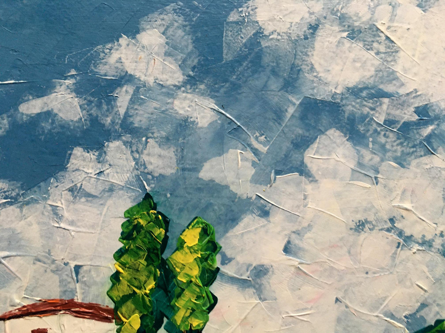 Oil painting Somewhere in the field Zadorozhnya V. V.