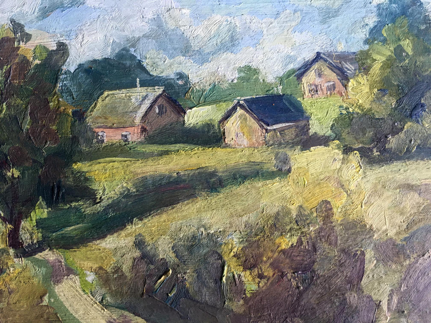 Oil painting City of Fastiv Svetlana Gramm