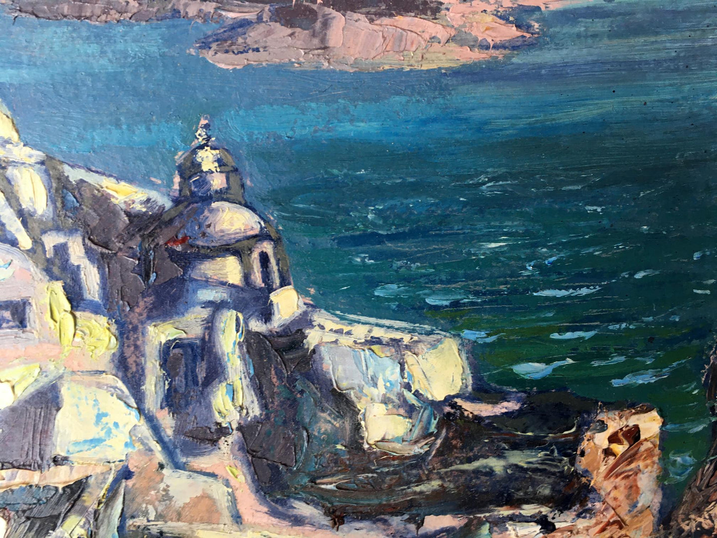 Oil painting Greece Batrakov Vladimir Grigorievich