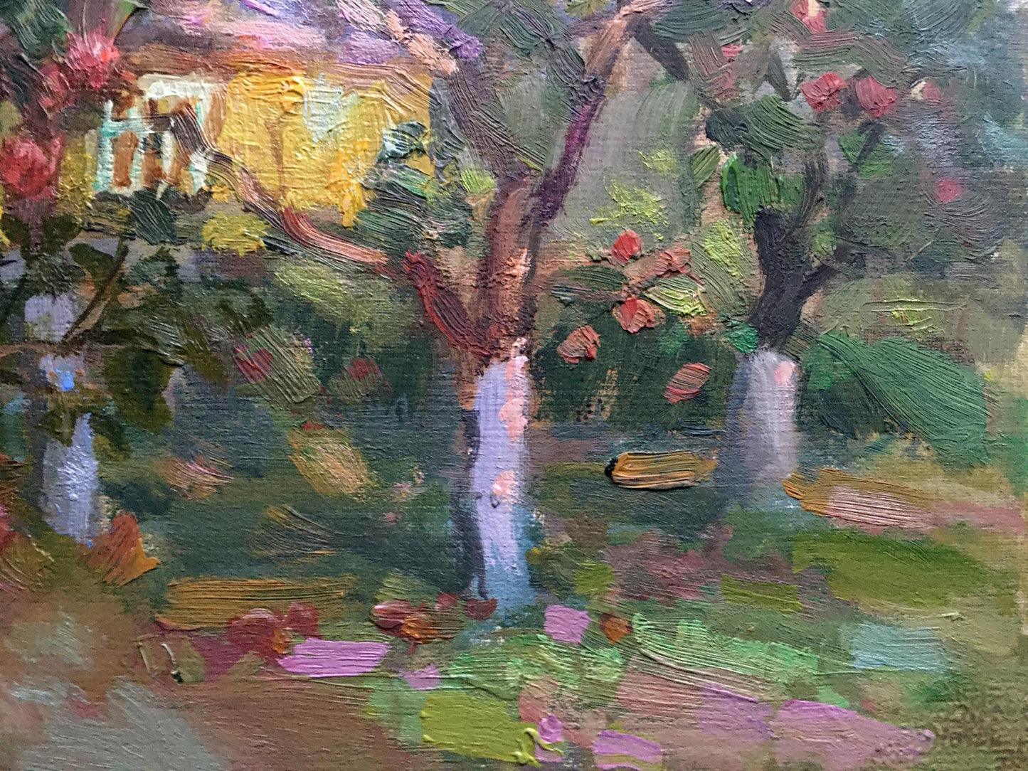 Oil painting First days of autumn Batrakov Vladimir Grigorievich