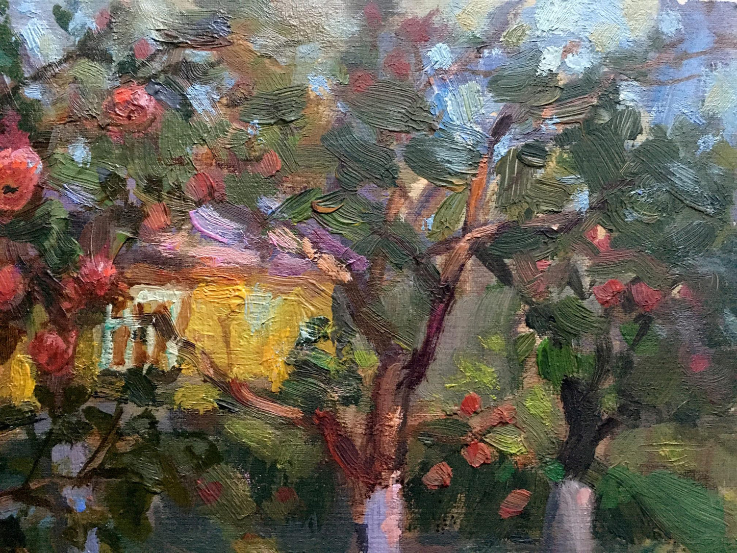 Oil painting First days of autumn Batrakov Vladimir Grigorievich