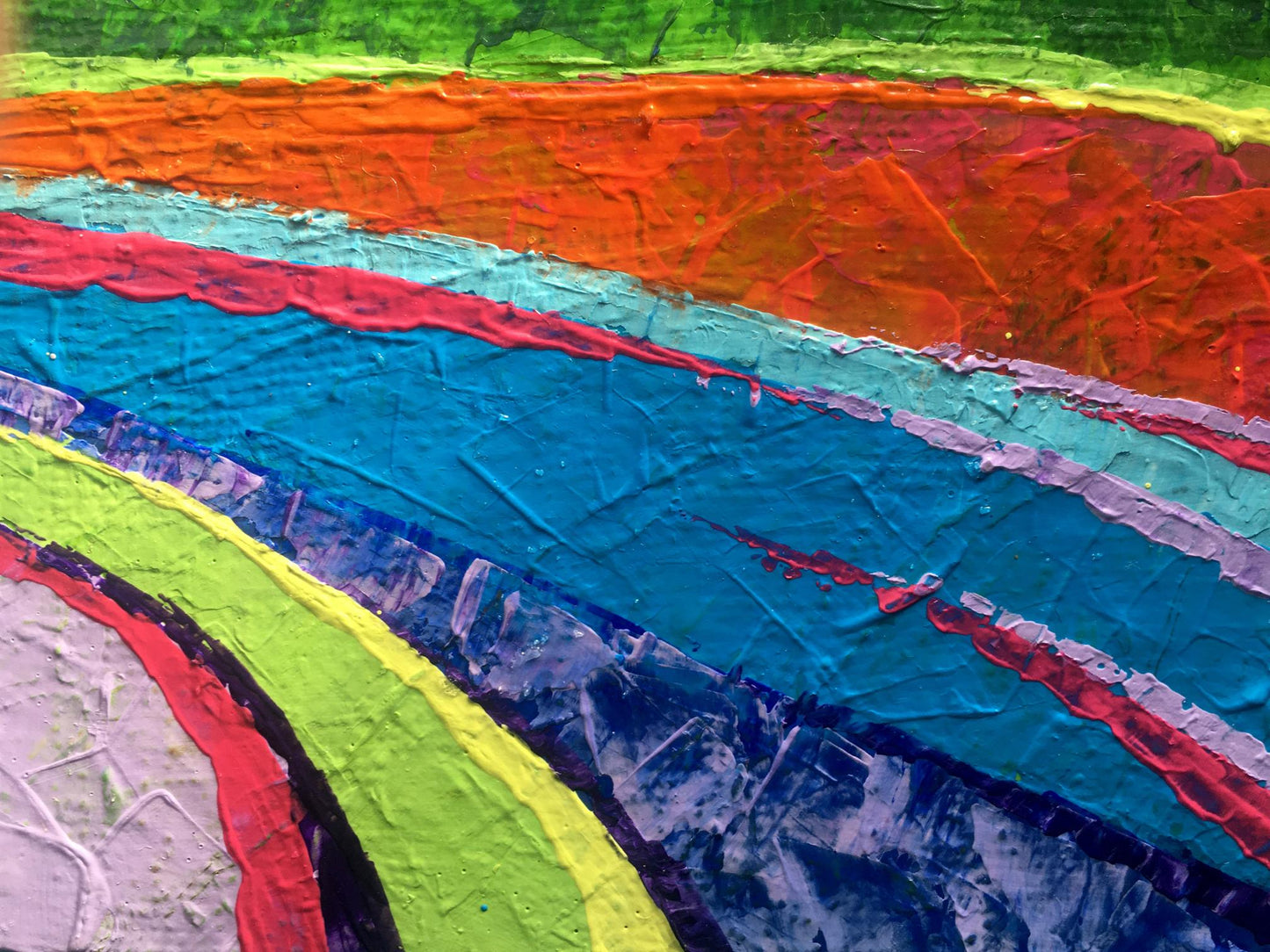 Oil painting Big mountains V. Zadorozhnya