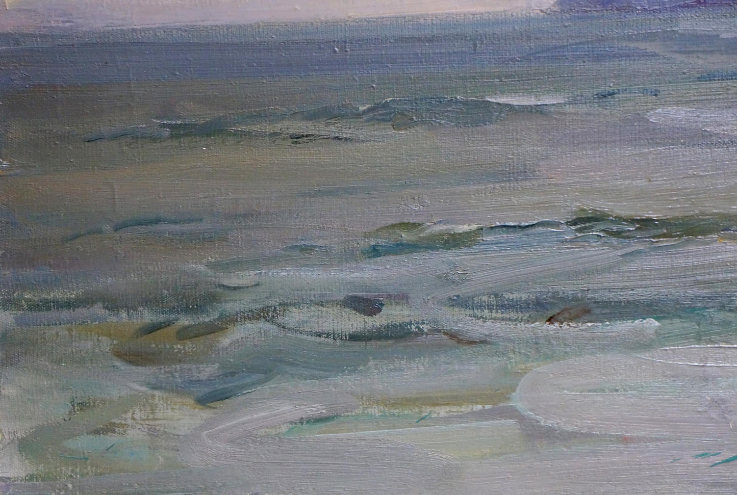 Oil painting Storm Strelov Arkady Efimovich