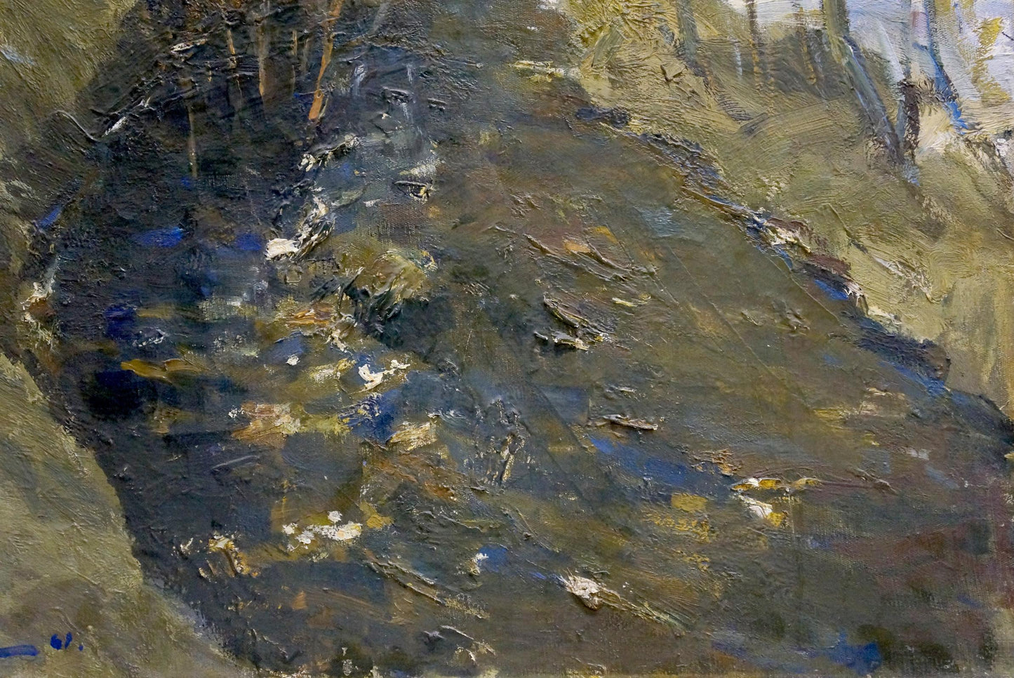 Oil painting The arrival of winter Gavrilov V. N.
