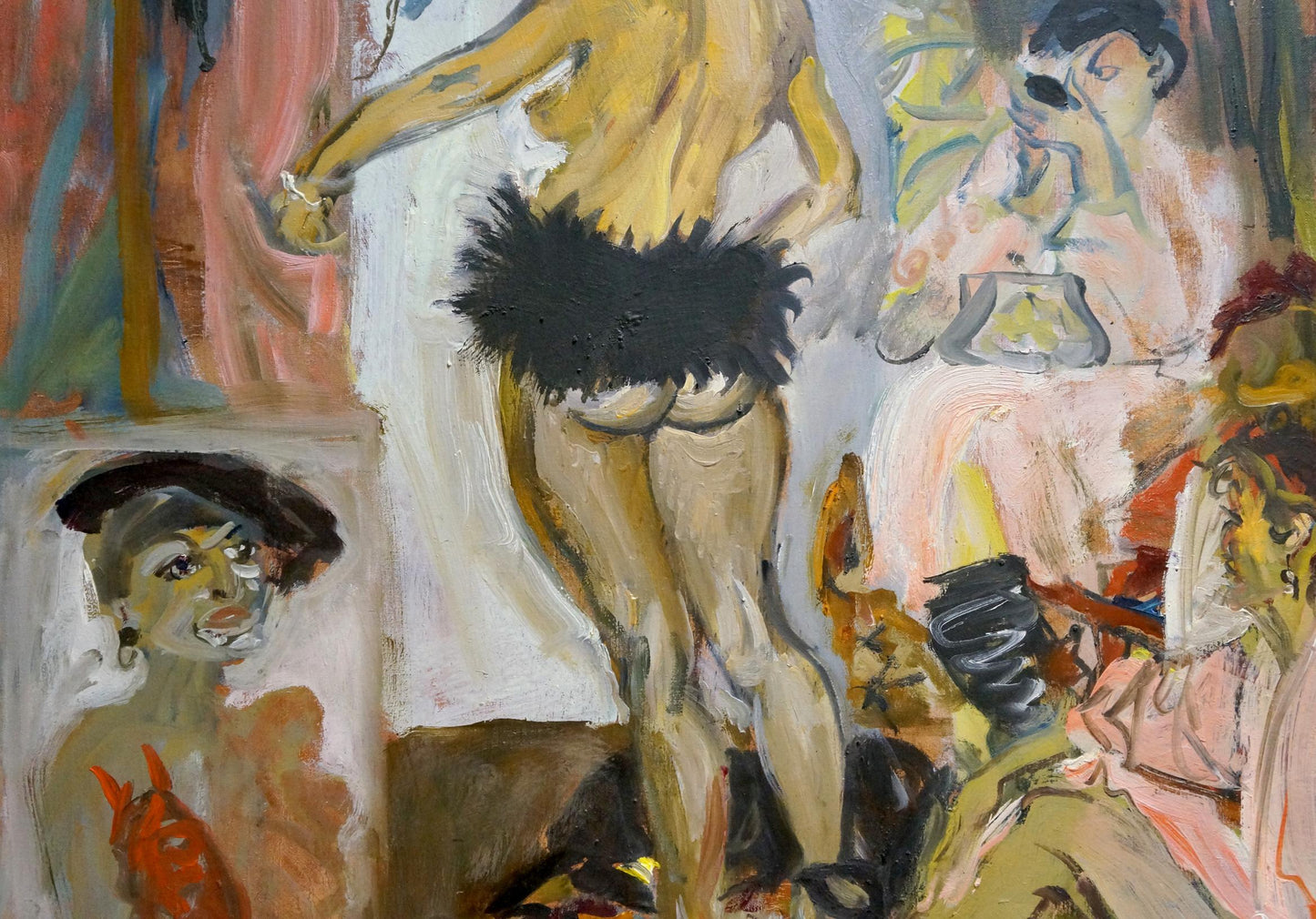 Abstract oil painting Portrait of a girl Konysheva N. I.