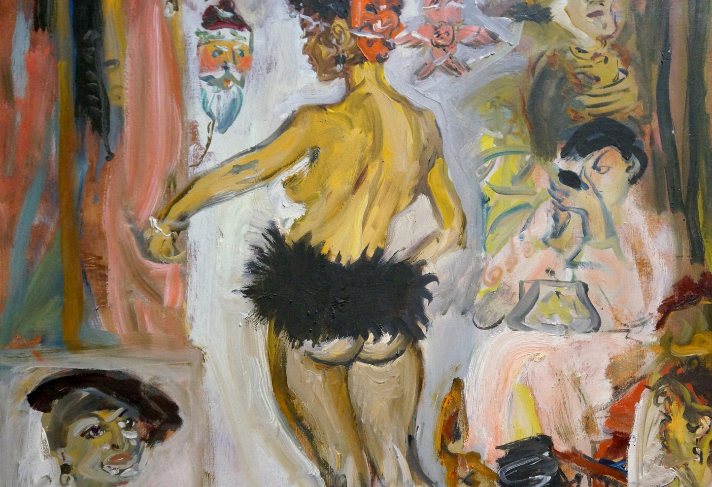 Abstract oil painting Portrait of a girl Konysheva N. I.