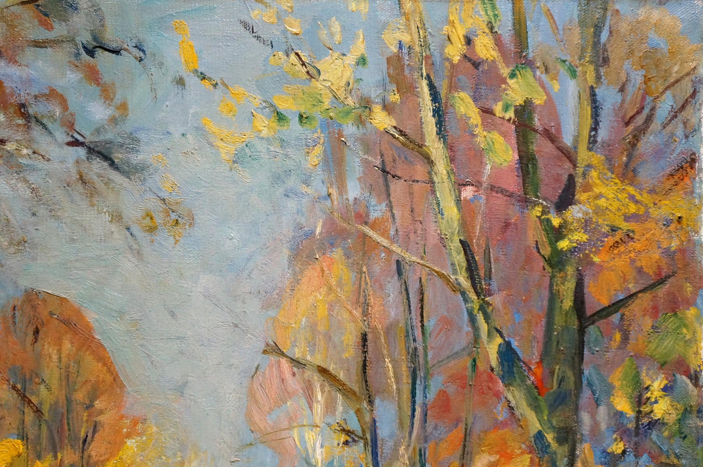 Oil painting Autumn Park Tartakovsky Isaac Iosifovich