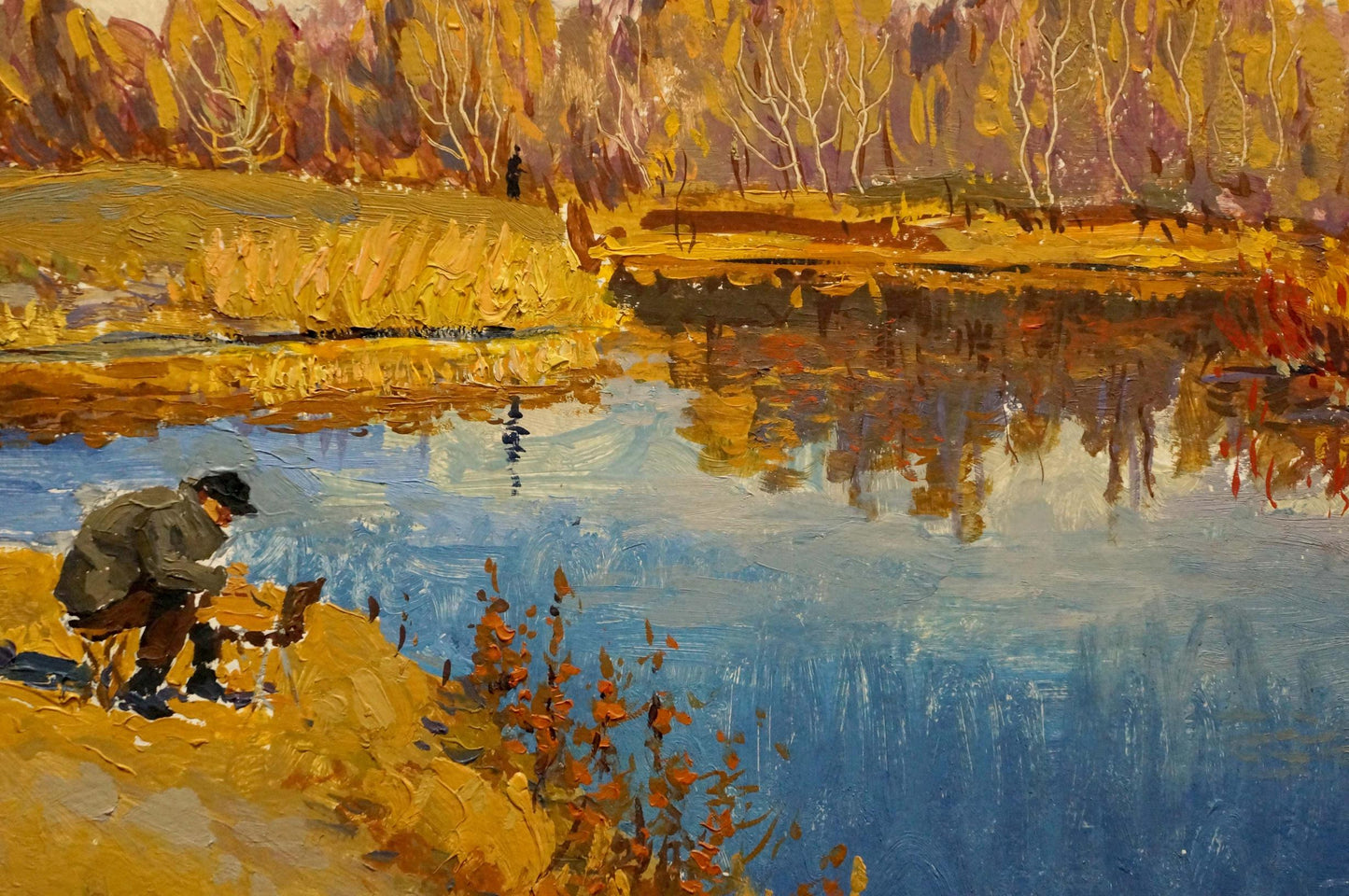 Oil painting Autumn landscape Pavlyuchenko Vladimir