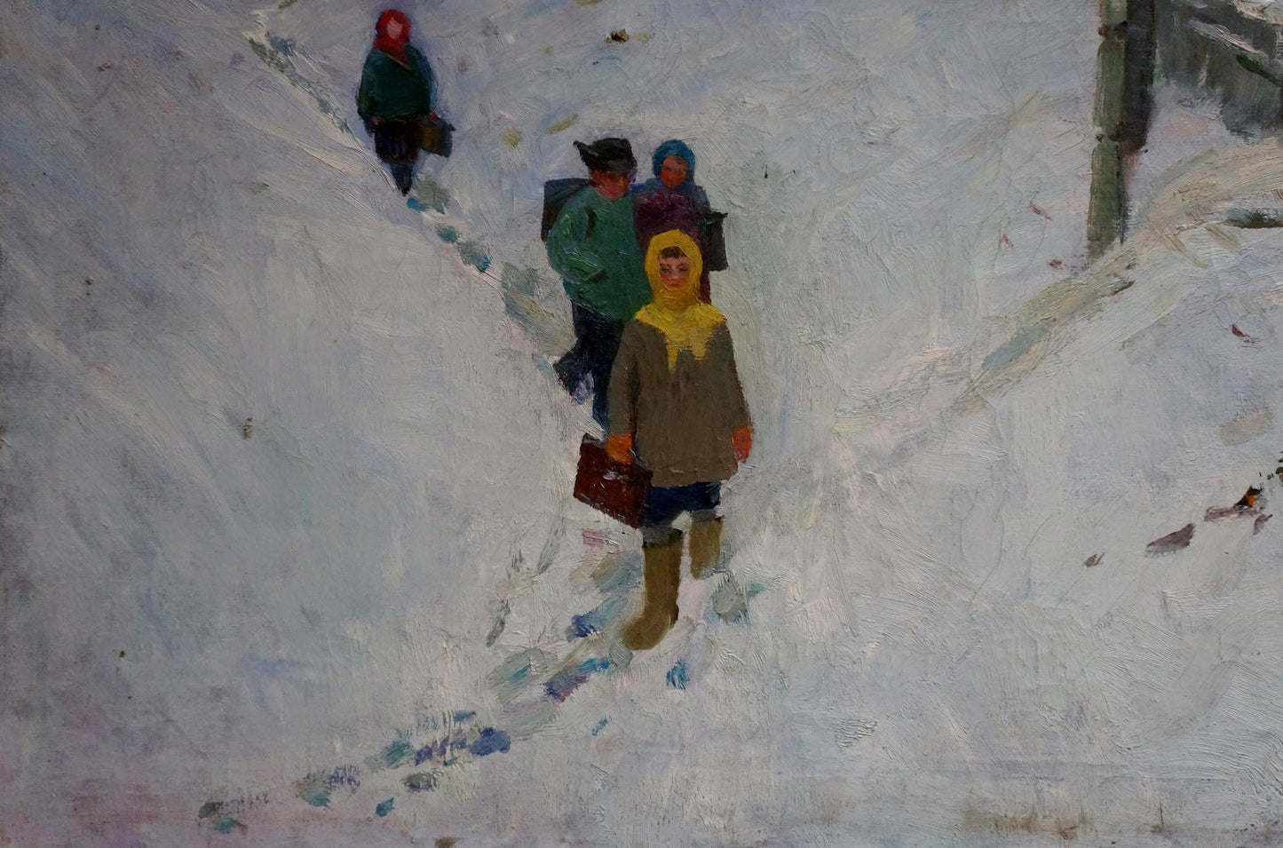 Oil painting Winter Prished'ko Grigoriy Dmitriyevich