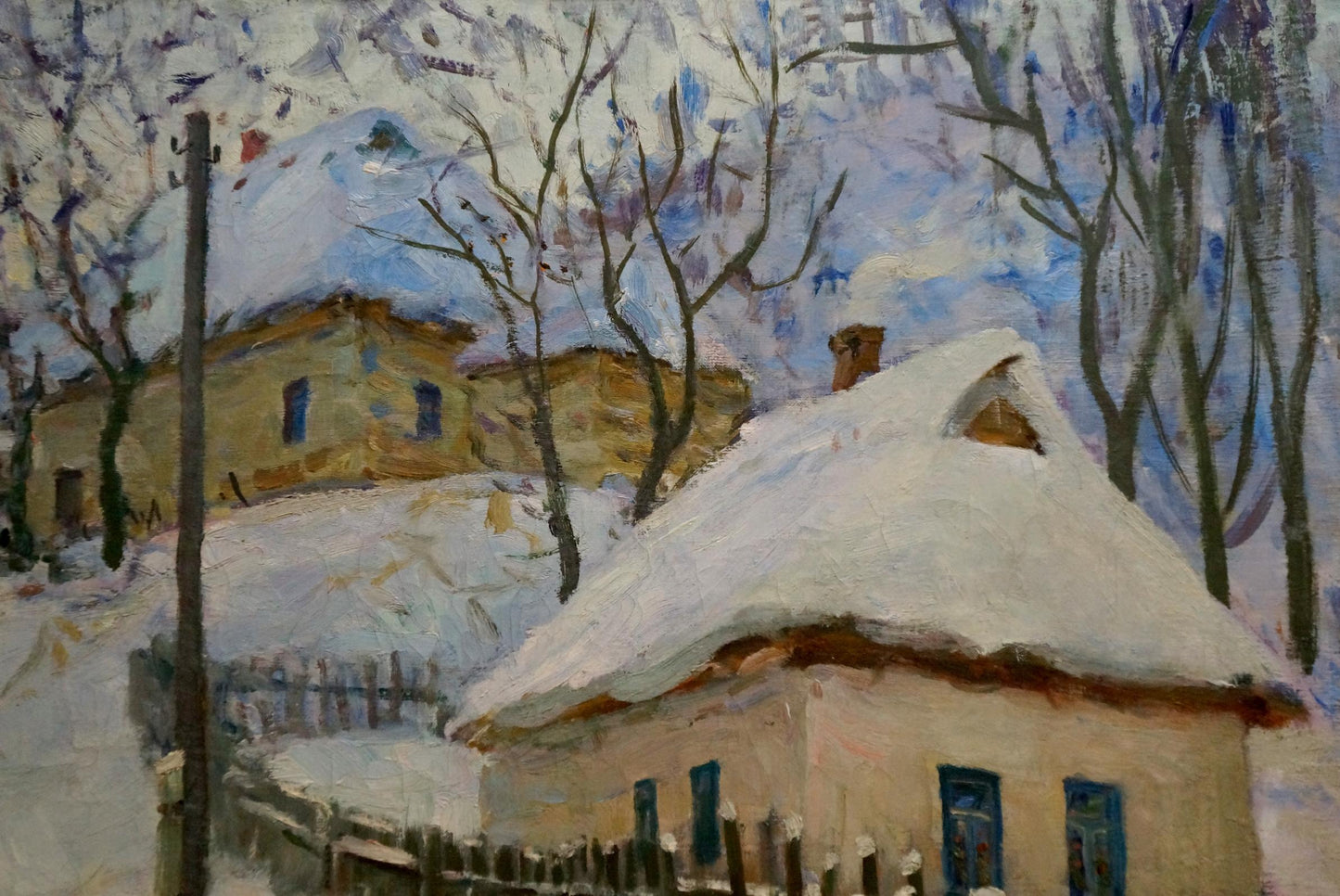 Oil painting Winter Prished'ko Grigoriy Dmitriyevich