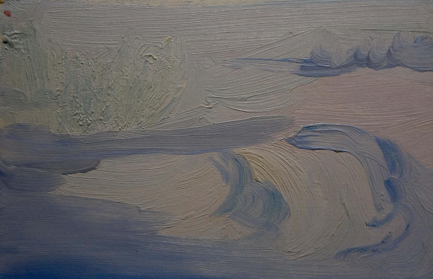 Oil painting It's a nasty day Tkachenko Valentin Yakovlevich