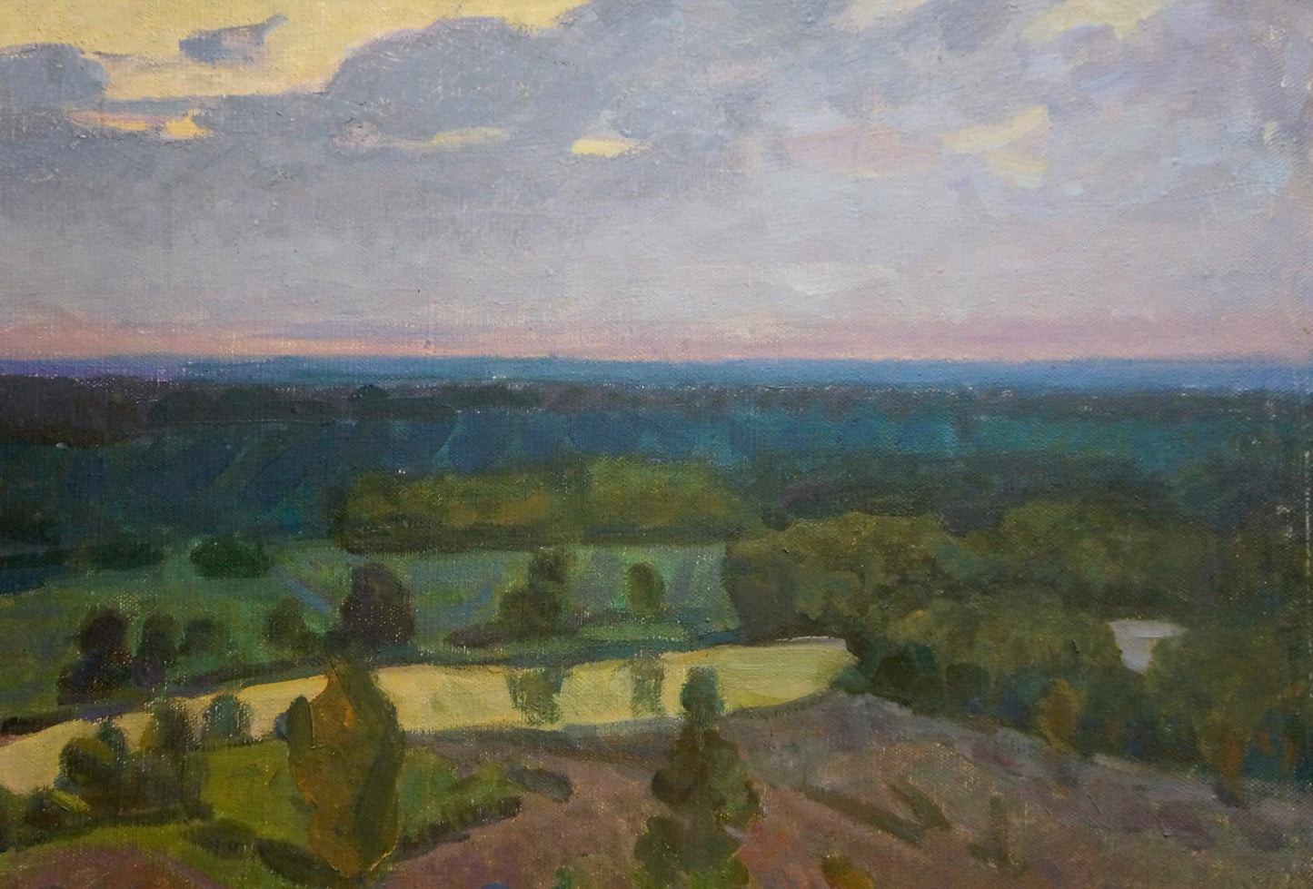 Oil painting Landscape Ovsyannikova Evgenia Ivanovna