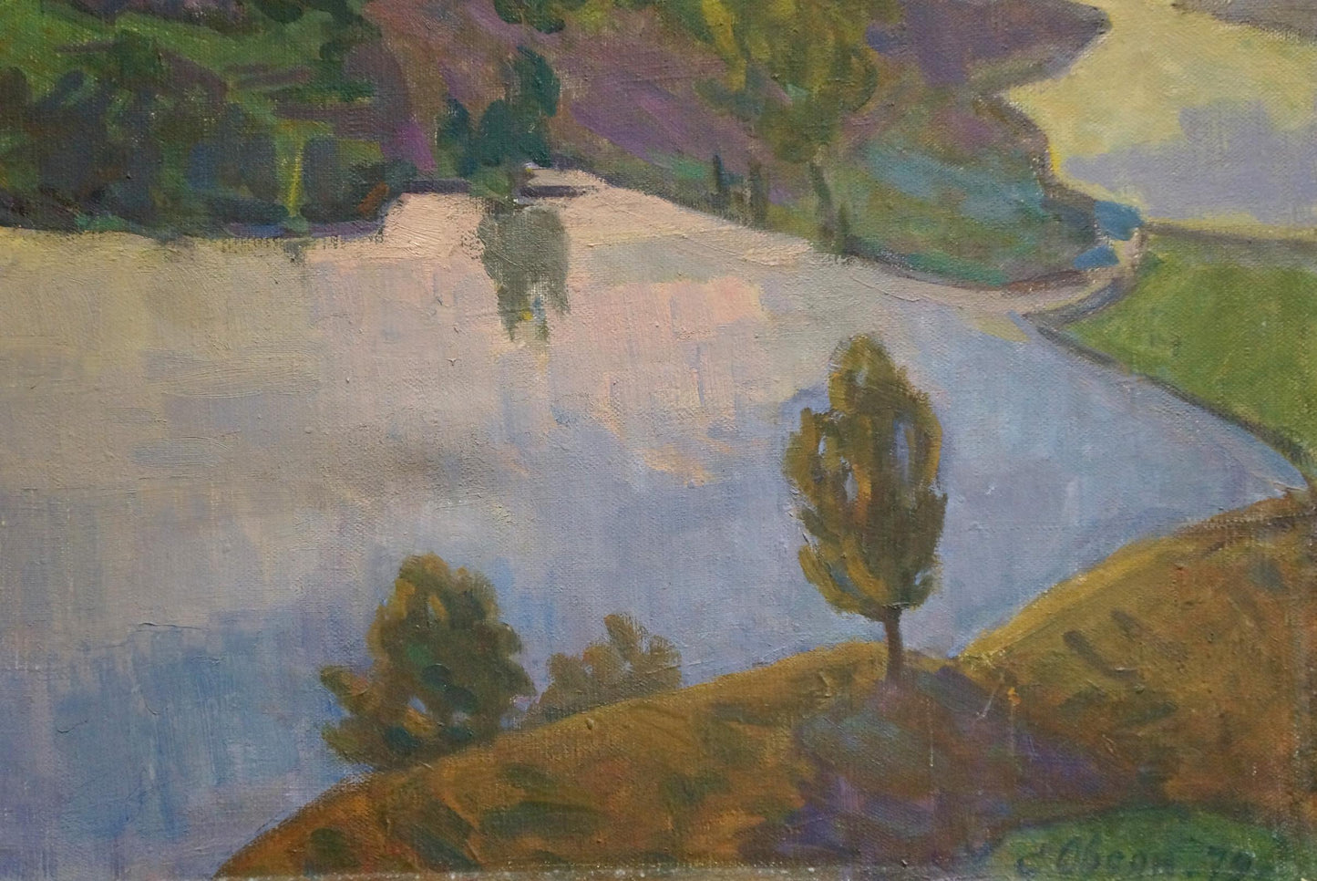 Oil painting Landscape Ovsyannikova Evgenia Ivanovna