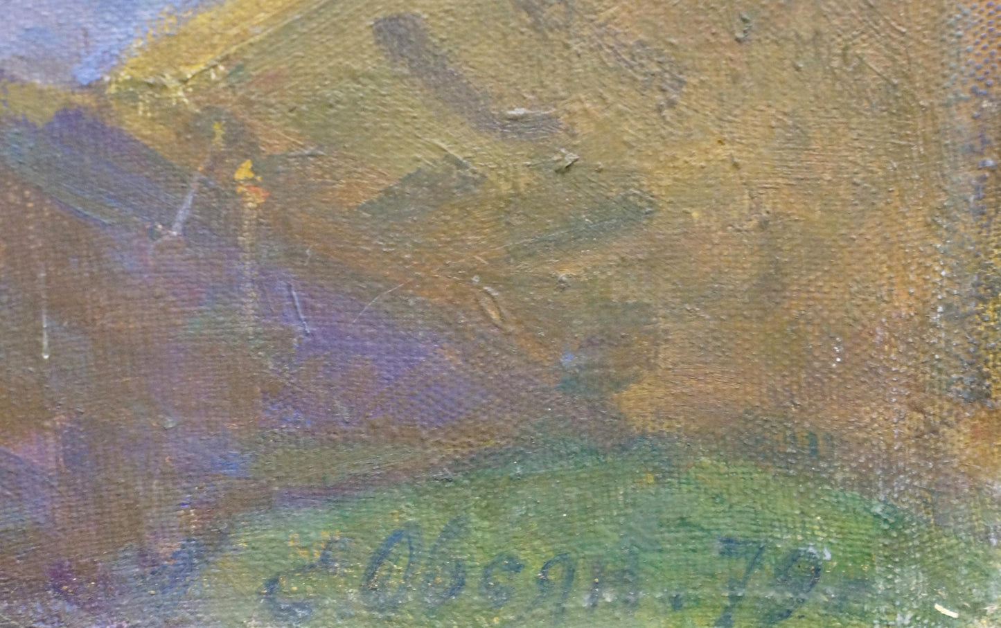 Oil painting Landscape Ovsyannikova Evgenia Ivanovna