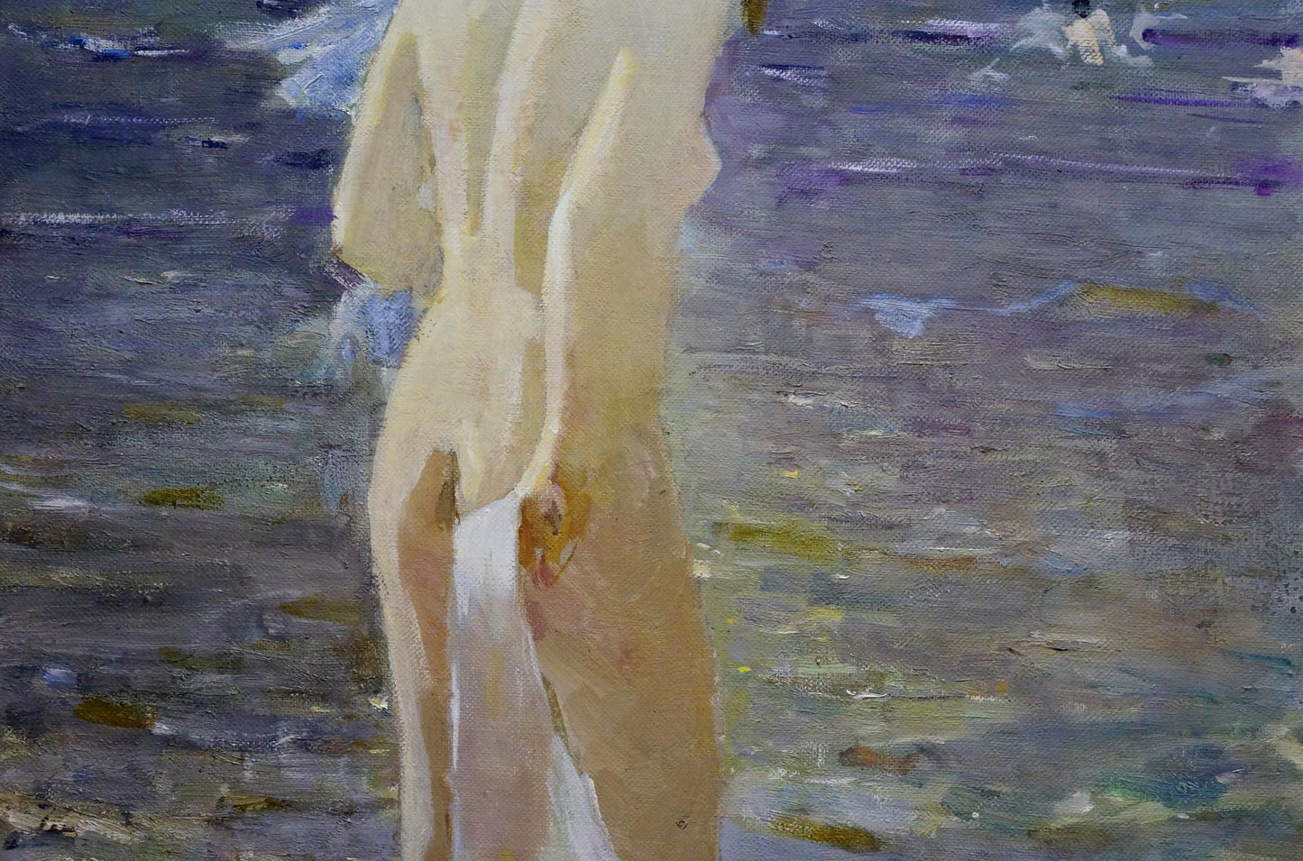 Oil painting Portrait of a girl Baskakov N.N.