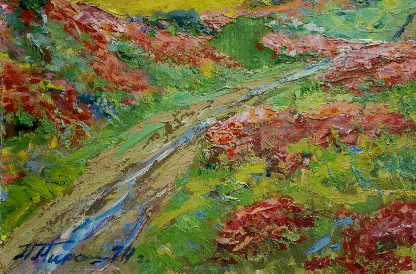 Oil painting The rain is over Miroshnichenko Pavel Petrovich