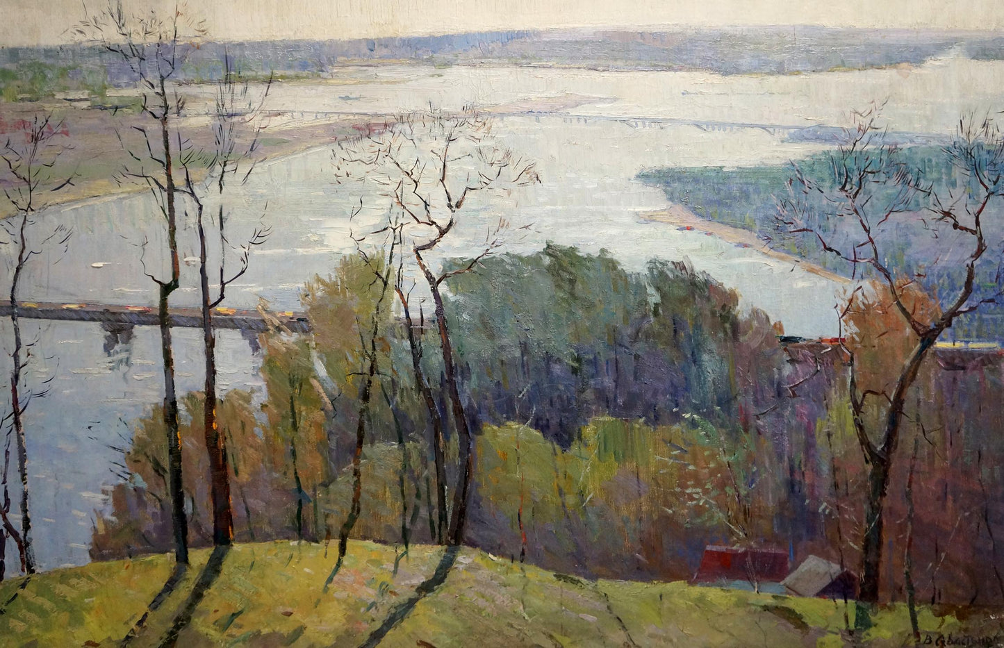 Oil painting Autumn in all its glory Sevastyanov Victor Grigorievich