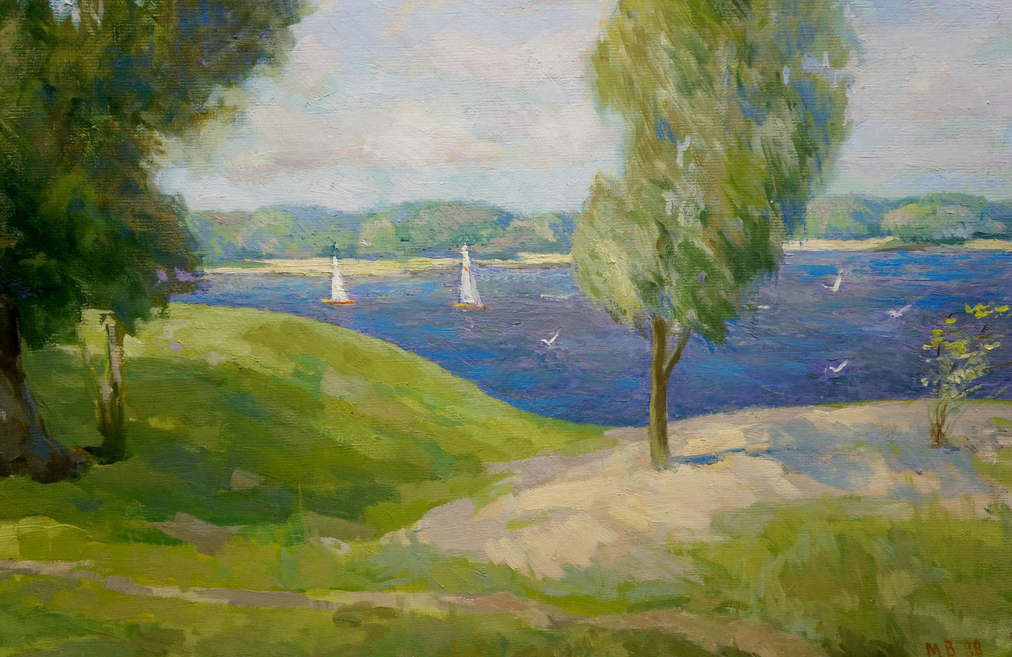 Oil painting Summer Mazur Vasily Fedorovich