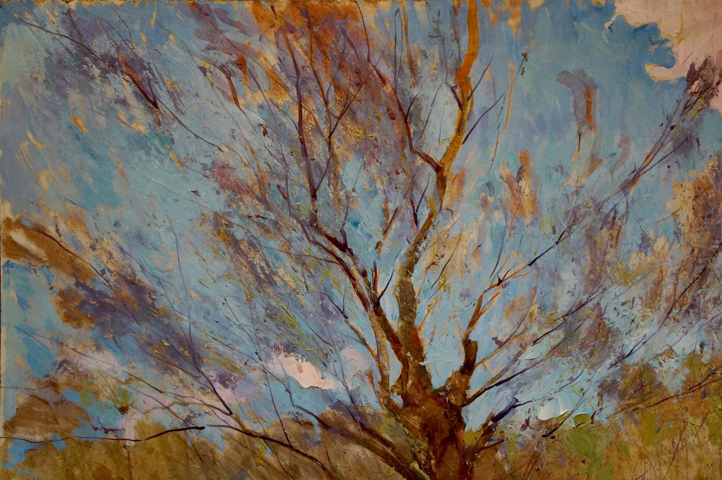 Oil painting Autumn has come Maltsev Nikolay Alexandrovich