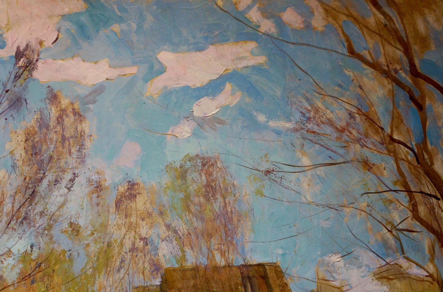 Oil painting Autumn has come Maltsev Nikolay Alexandrovich