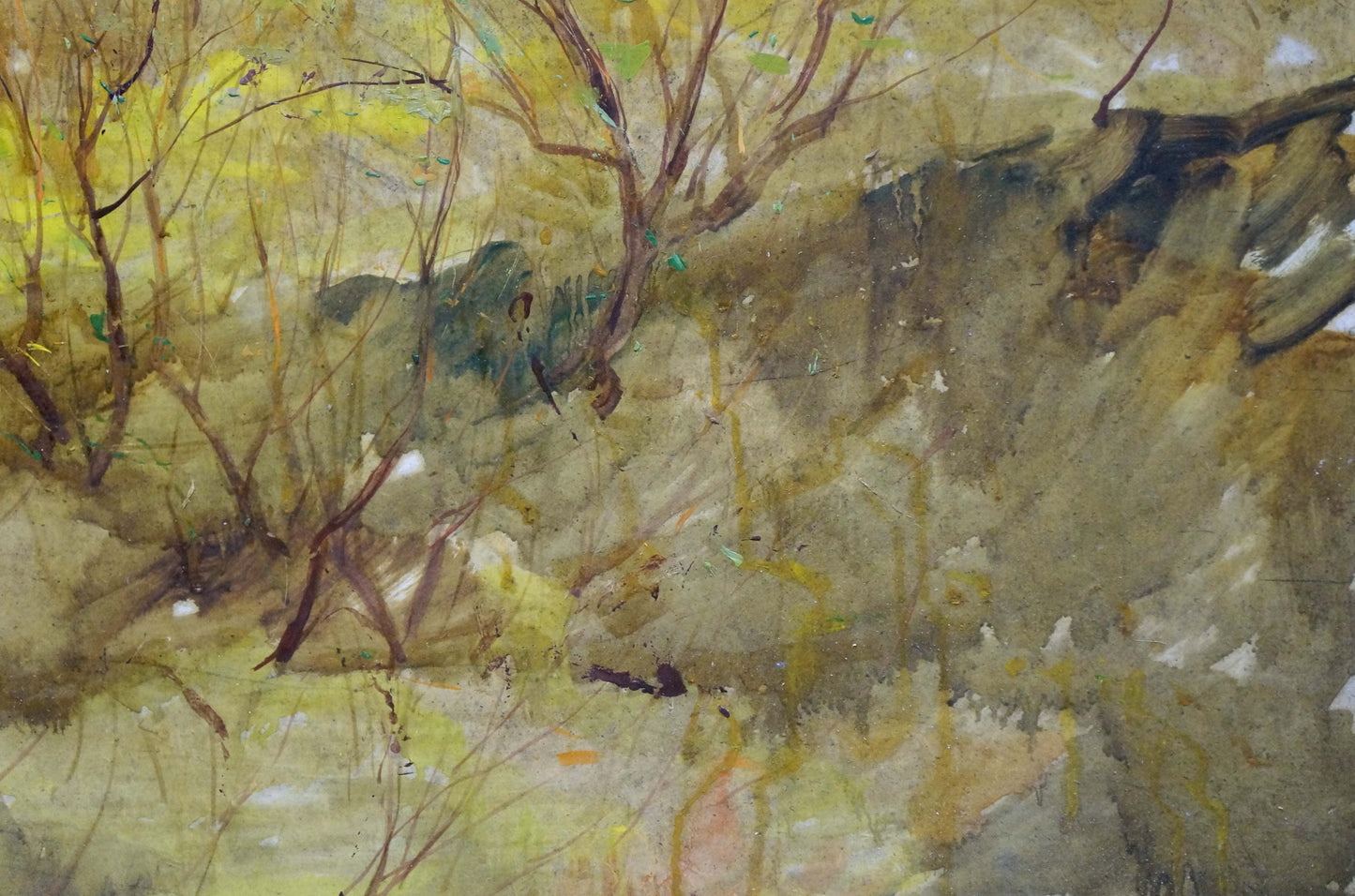 Oil painting Autumn has come Maltsev Nikolay Alexandrovich
