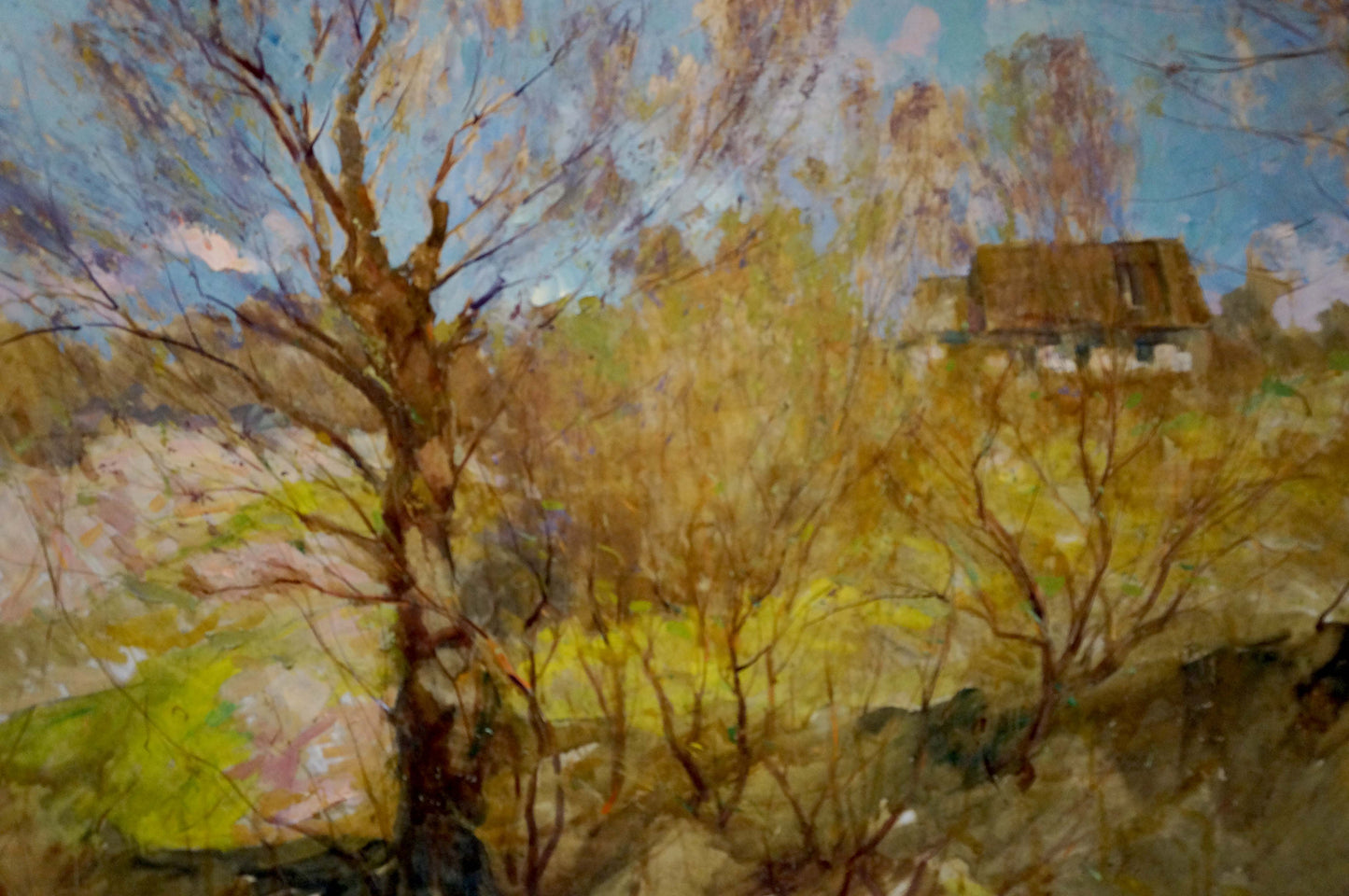 Oil painting Autumn has come Maltsev Nikolay Alexandrovich