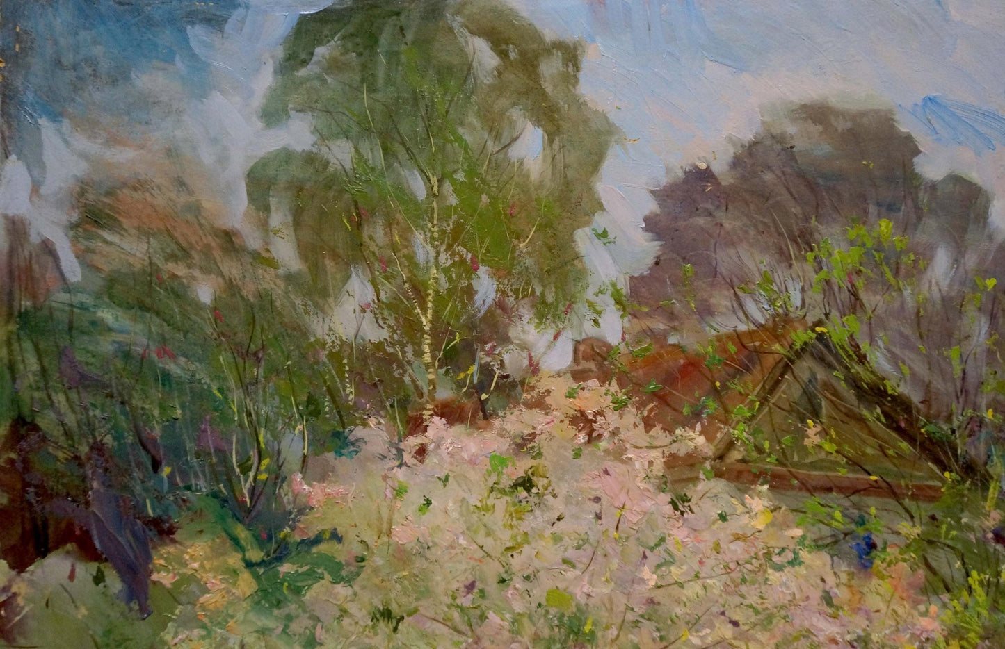Oil painting Early May Maltsev Nikolay Alexandrovich