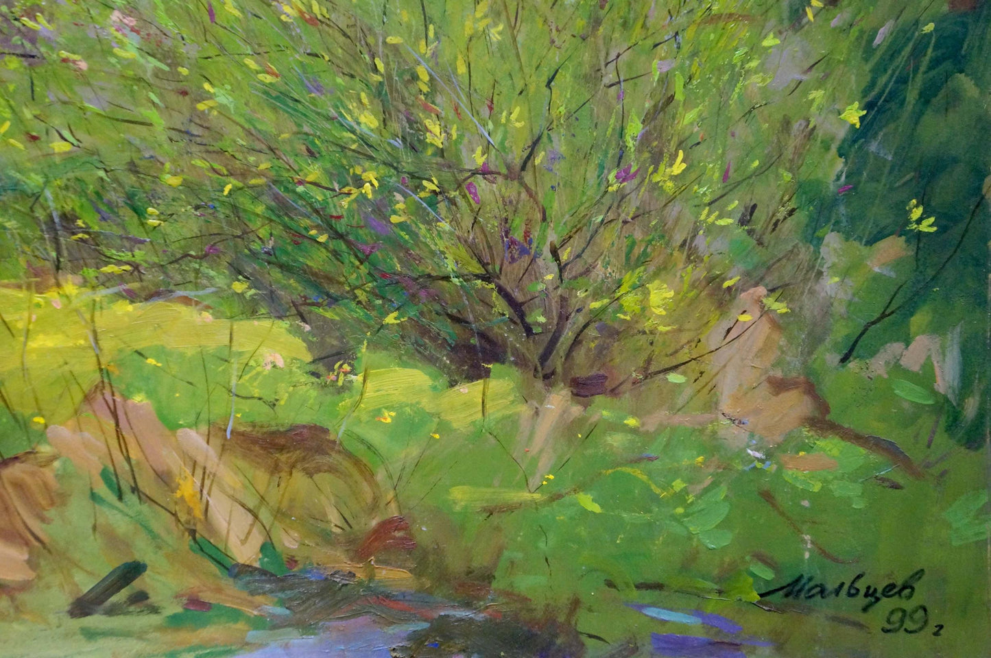Oil painting Early May Maltsev Nikolay Alexandrovich