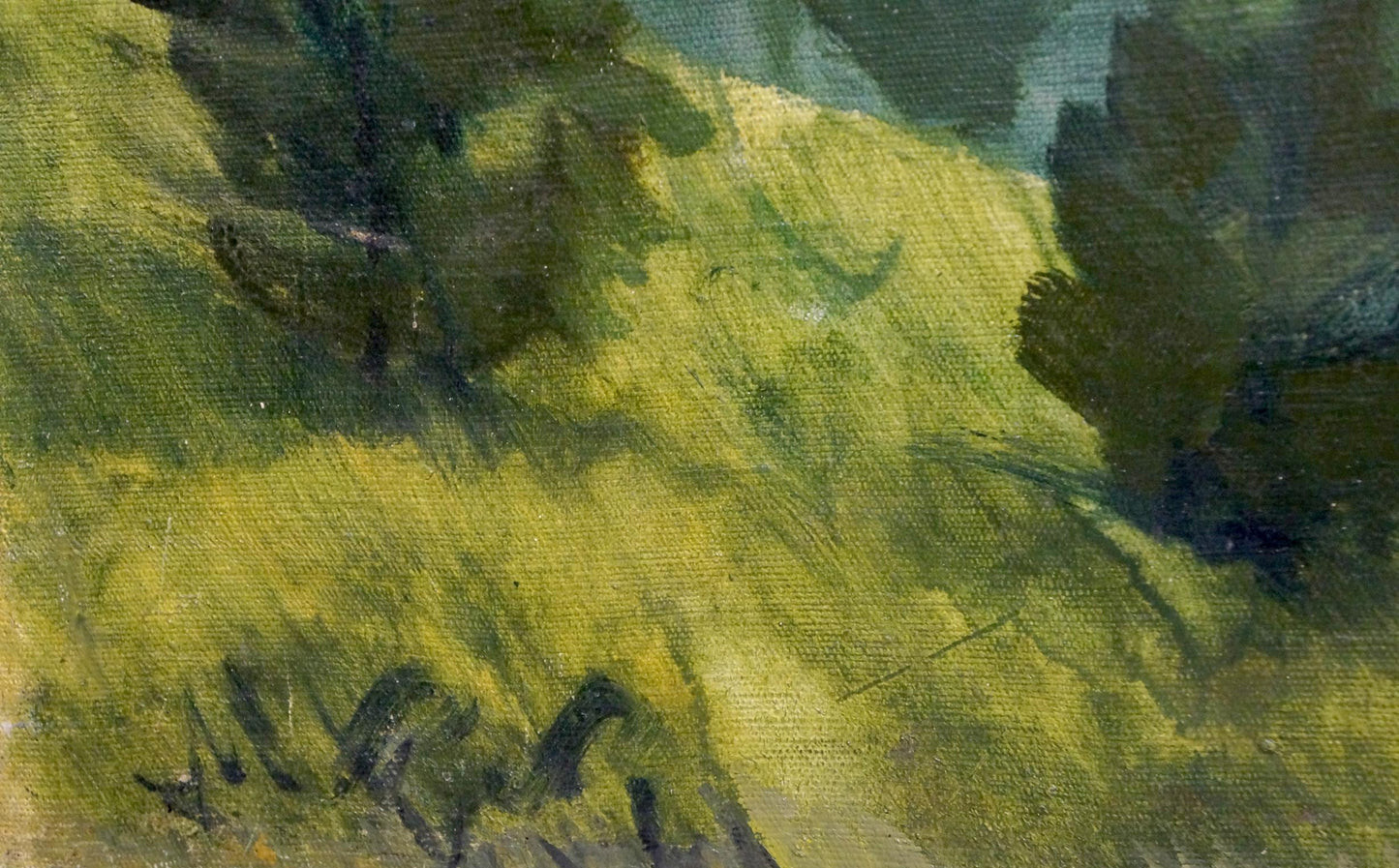 Oil painting Sunset landscape Manailo Fedor Fedorovich