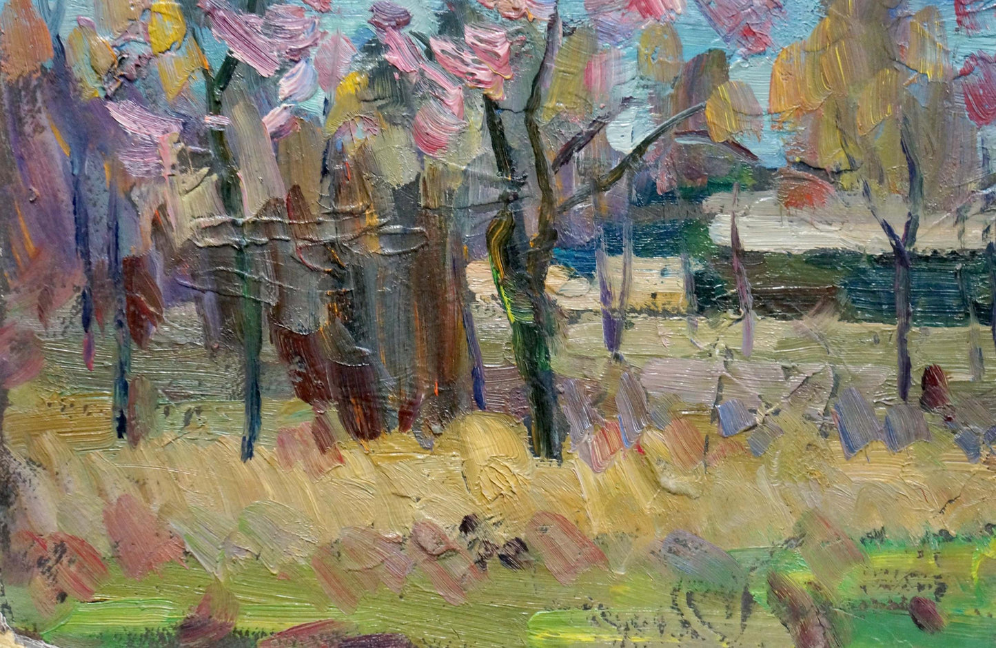Oil painting Spring Kolomoitsev Petr Mikhailovich