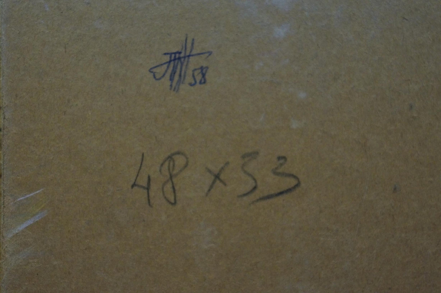 Oil painting Depths of a forest