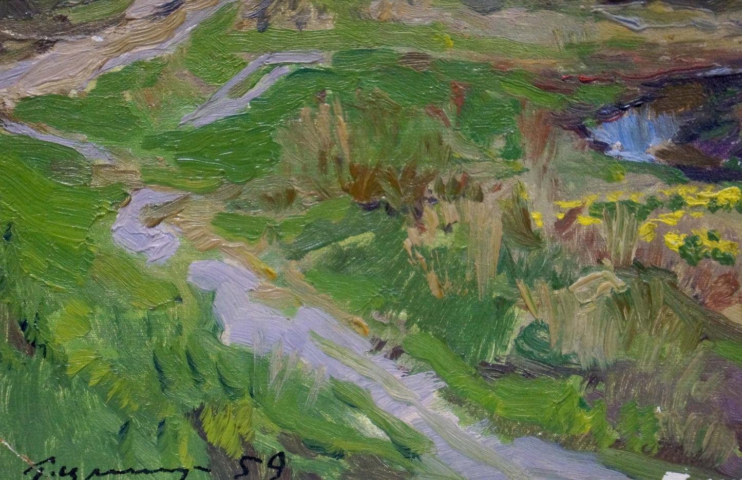 Oil painting Autumn Kryzhevsky Grigory Zinovievich