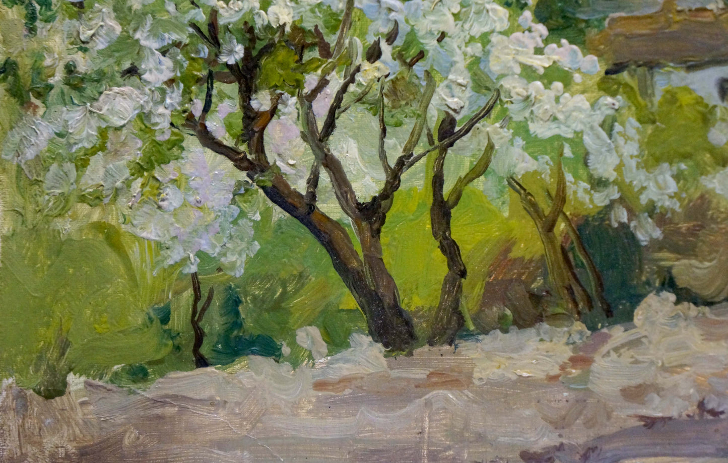 Oil painting Spring day Ivan Makarovich Gonchar