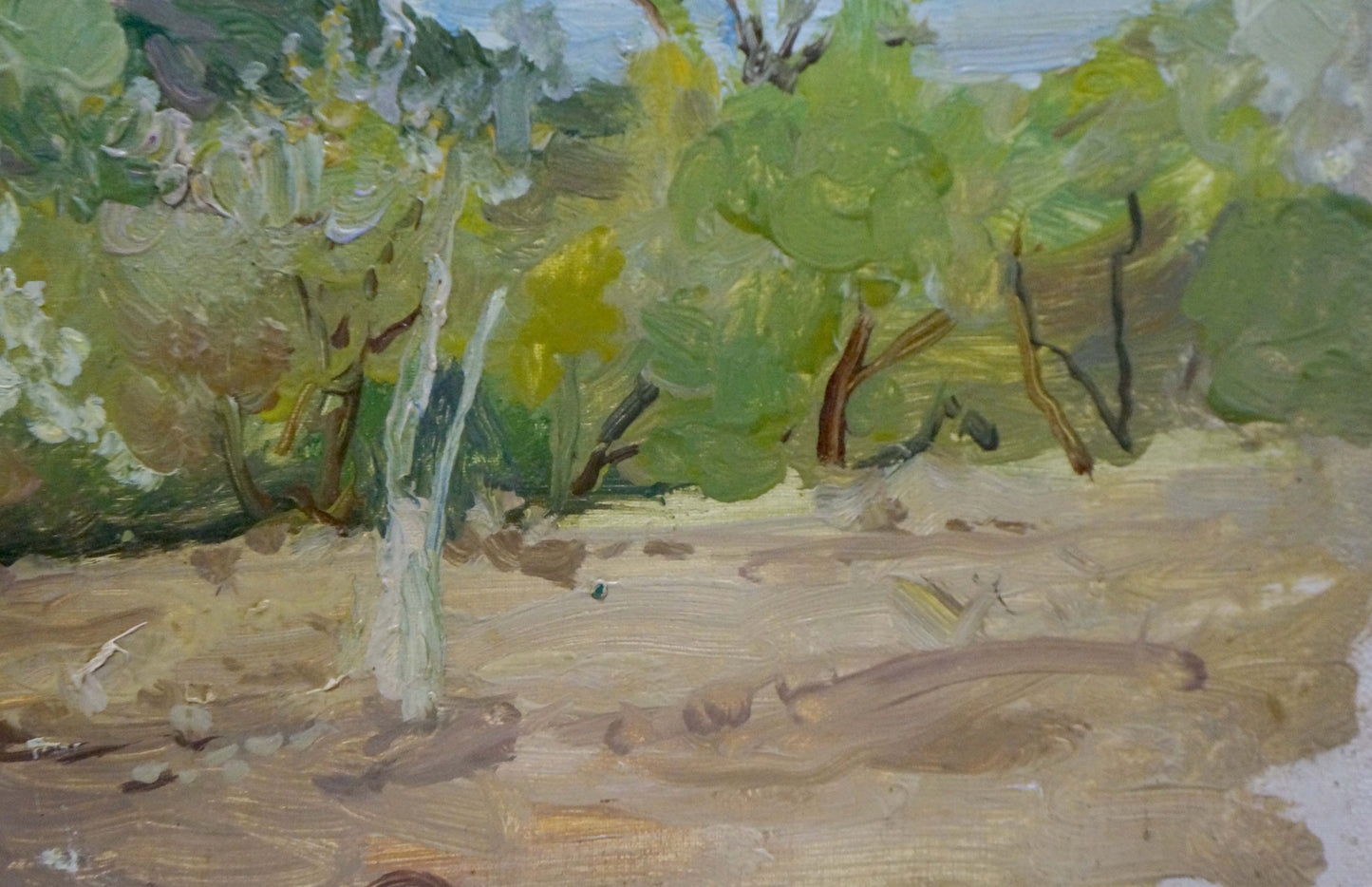 Oil painting Spring day Ivan Makarovich Gonchar