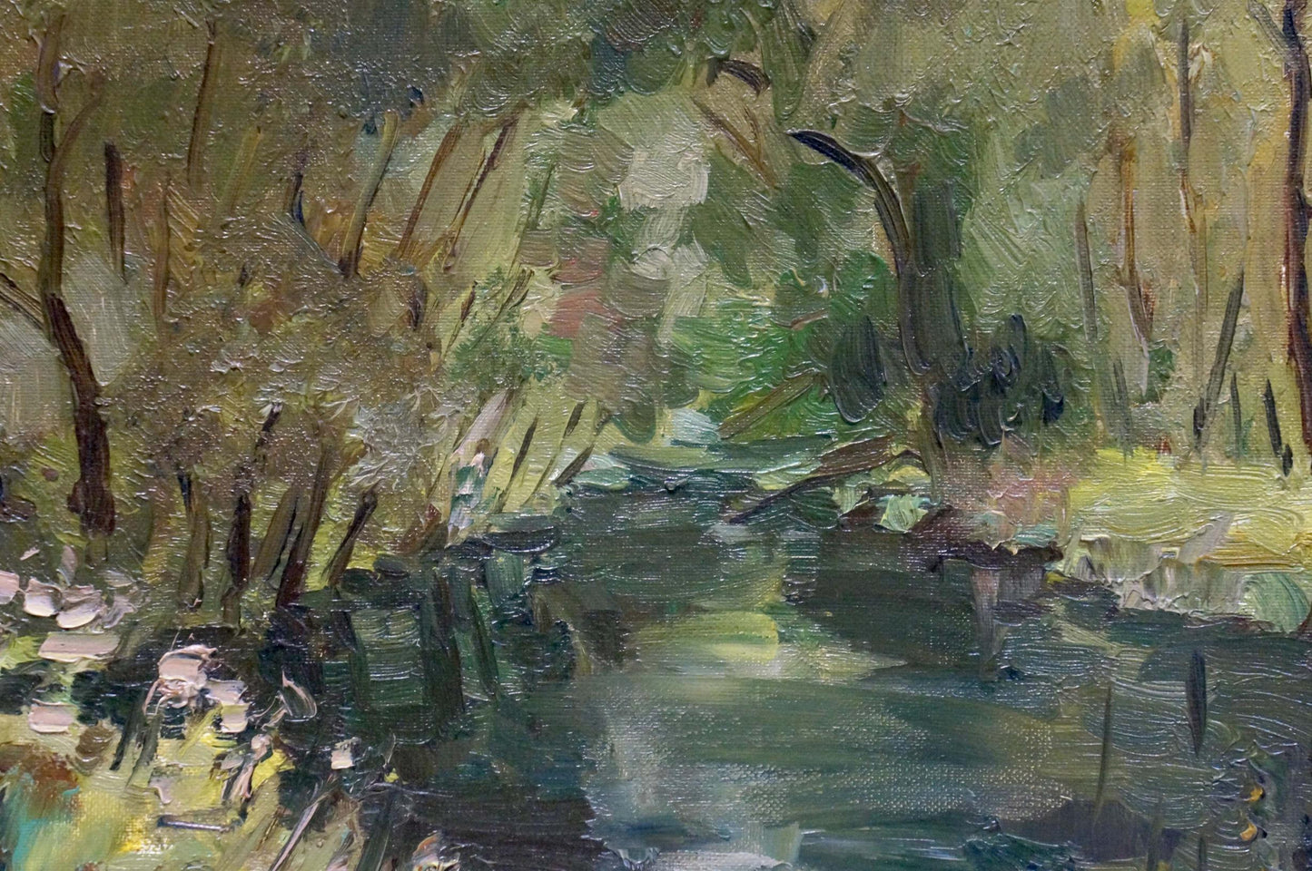 Oil painting Beginning of autumn Dmitry Lednev