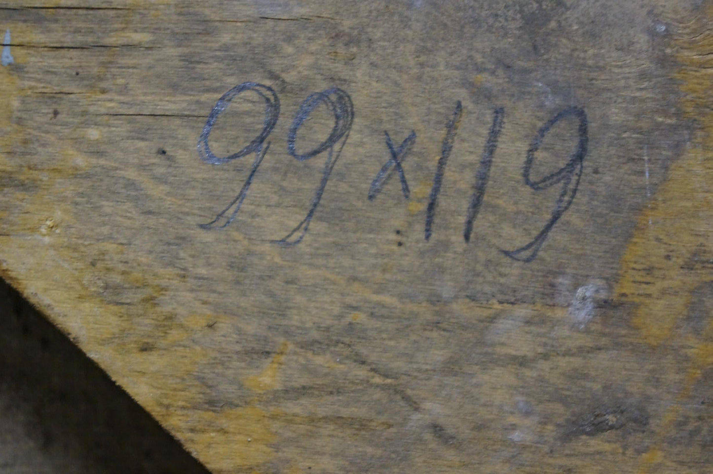 Oil painting Lonely trees in a green field Vasily Nepiypivo