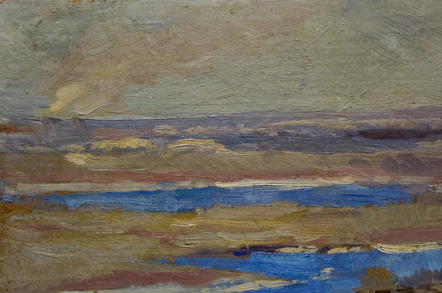 Oil painting Autumn landscape Buryachok Nikolay Ivanovich