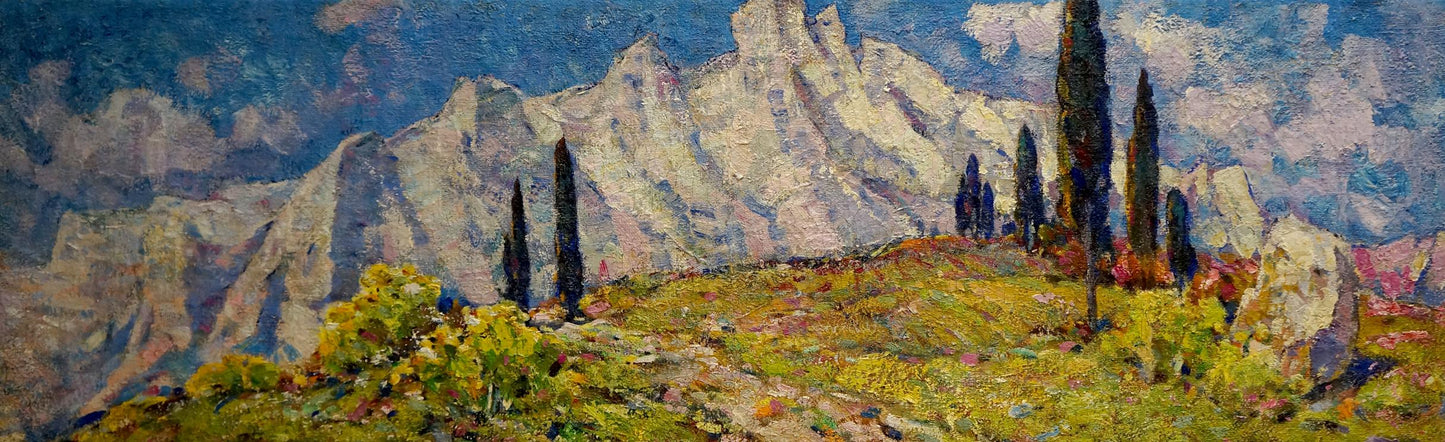 Oil painting Ai-petri Bakaev Sergey Ivanovich