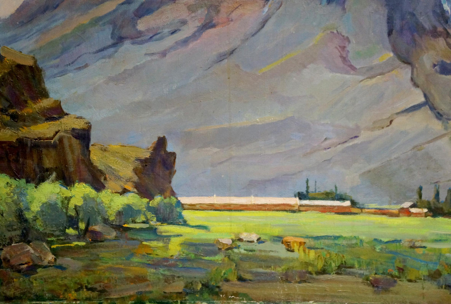 Oil painting Mountain landscape Buryak V.V.