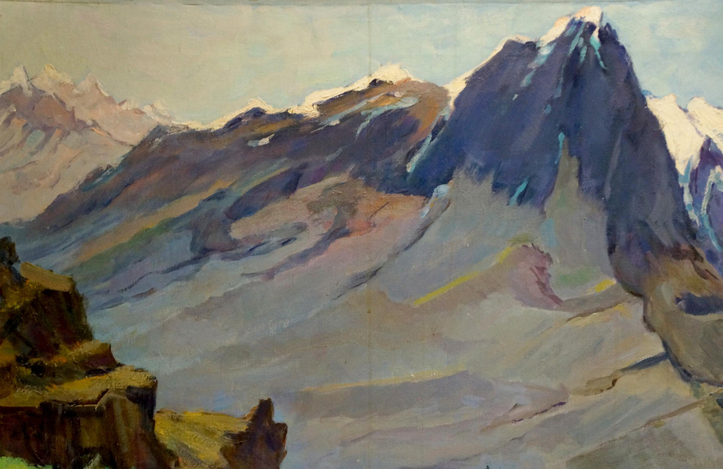 Oil painting Mountain landscape Buryak V.V.