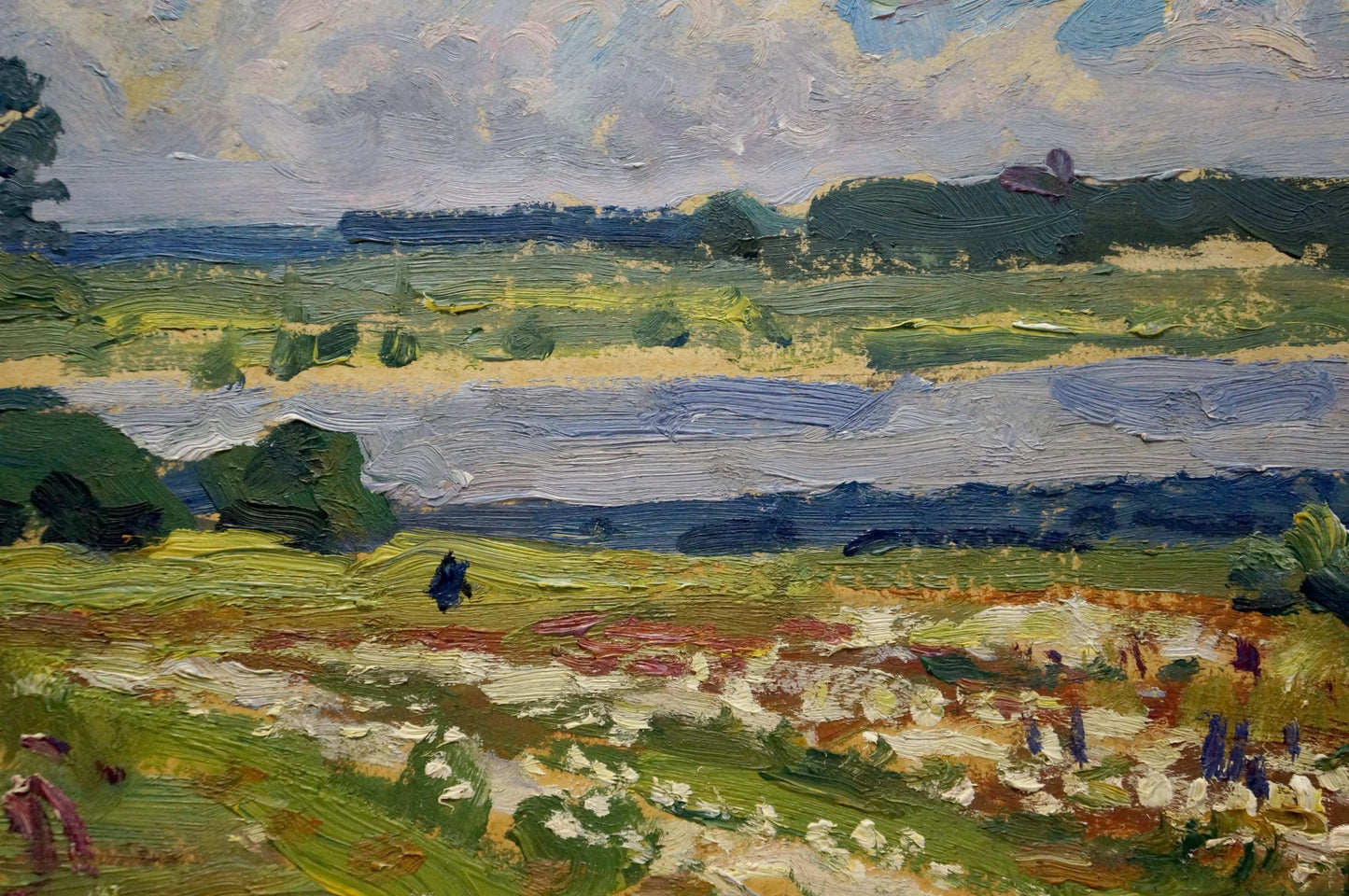 Oil painting Before the rain Trohimenko Karp Demyanovich