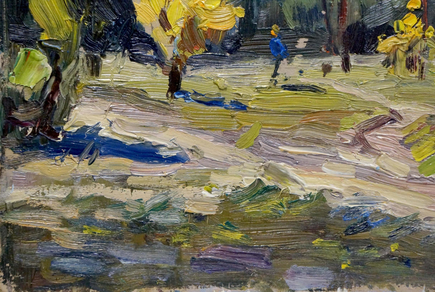 Oil painting Golden autumn Popov Igor Alexandrovich