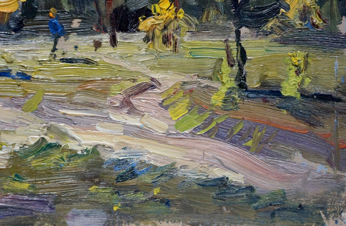 Oil painting Golden autumn Popov Igor Alexandrovich
