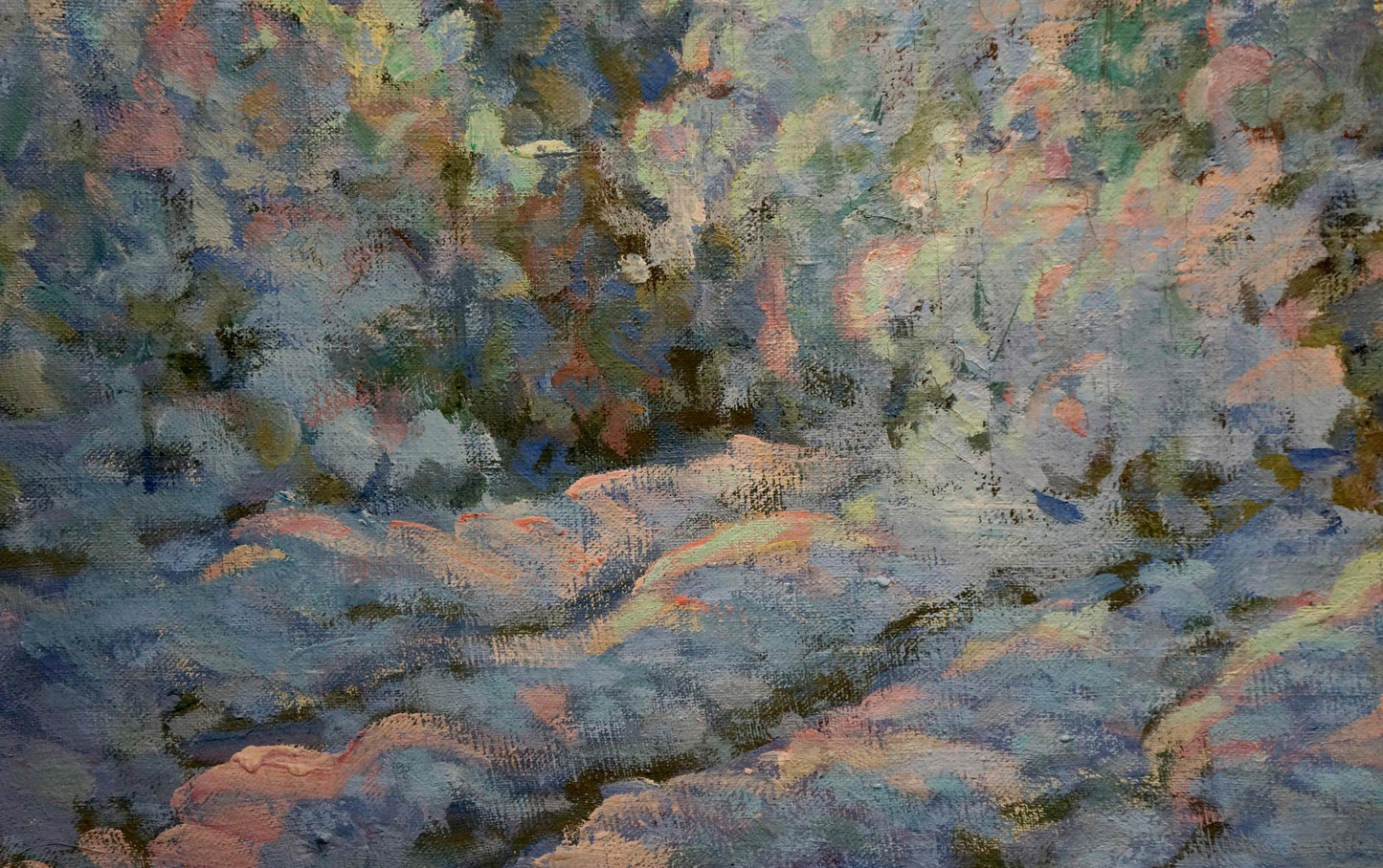 Oil painting Winter morning Khvedchuk Leonid Vladimirovich