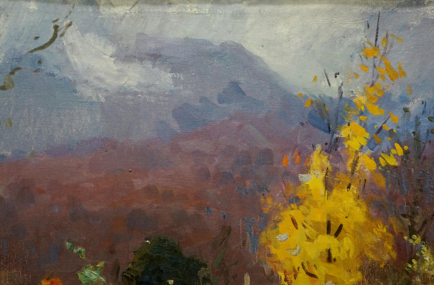 Oil painting House near the mountain Kobylenkov Mikhail Vasilievich