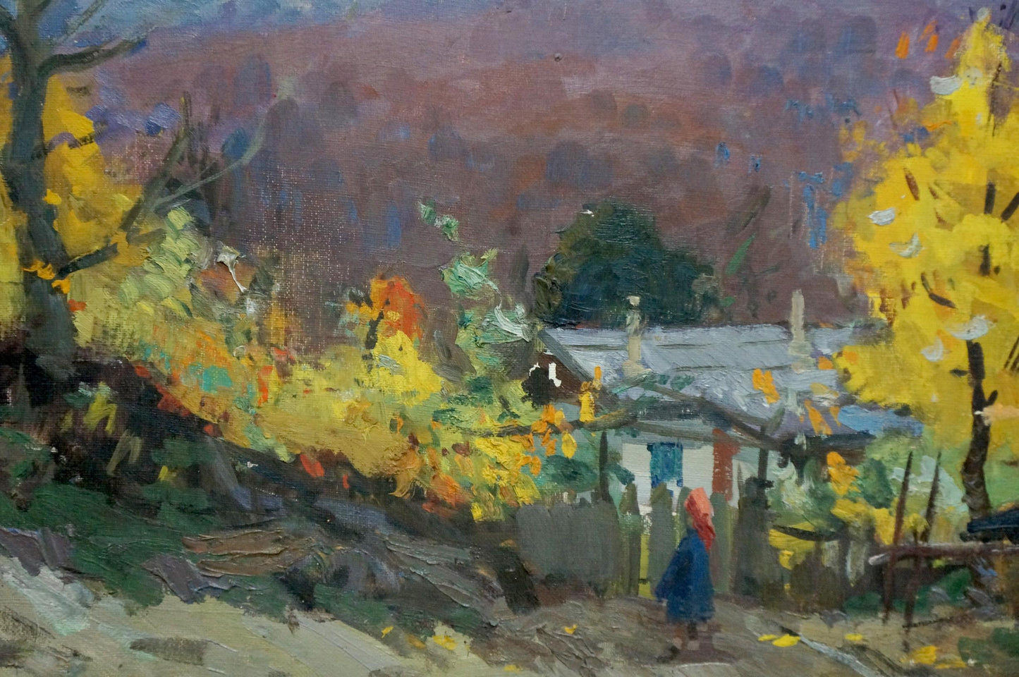 Oil painting House near the mountain Kobylenkov Mikhail Vasilievich