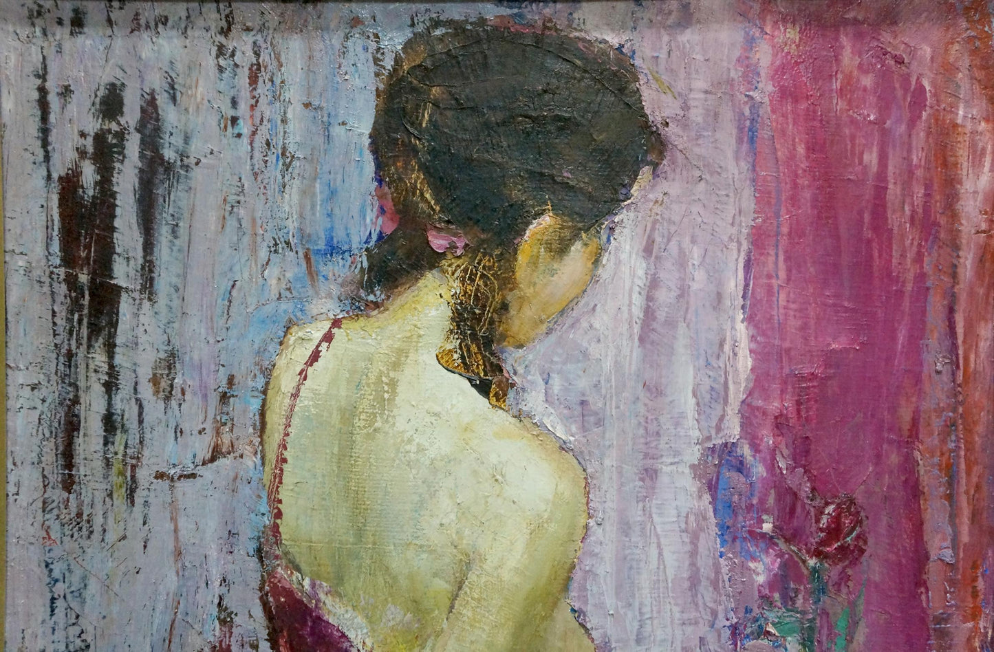 Oil painting Portrait of a girl Sergey Reznichenko