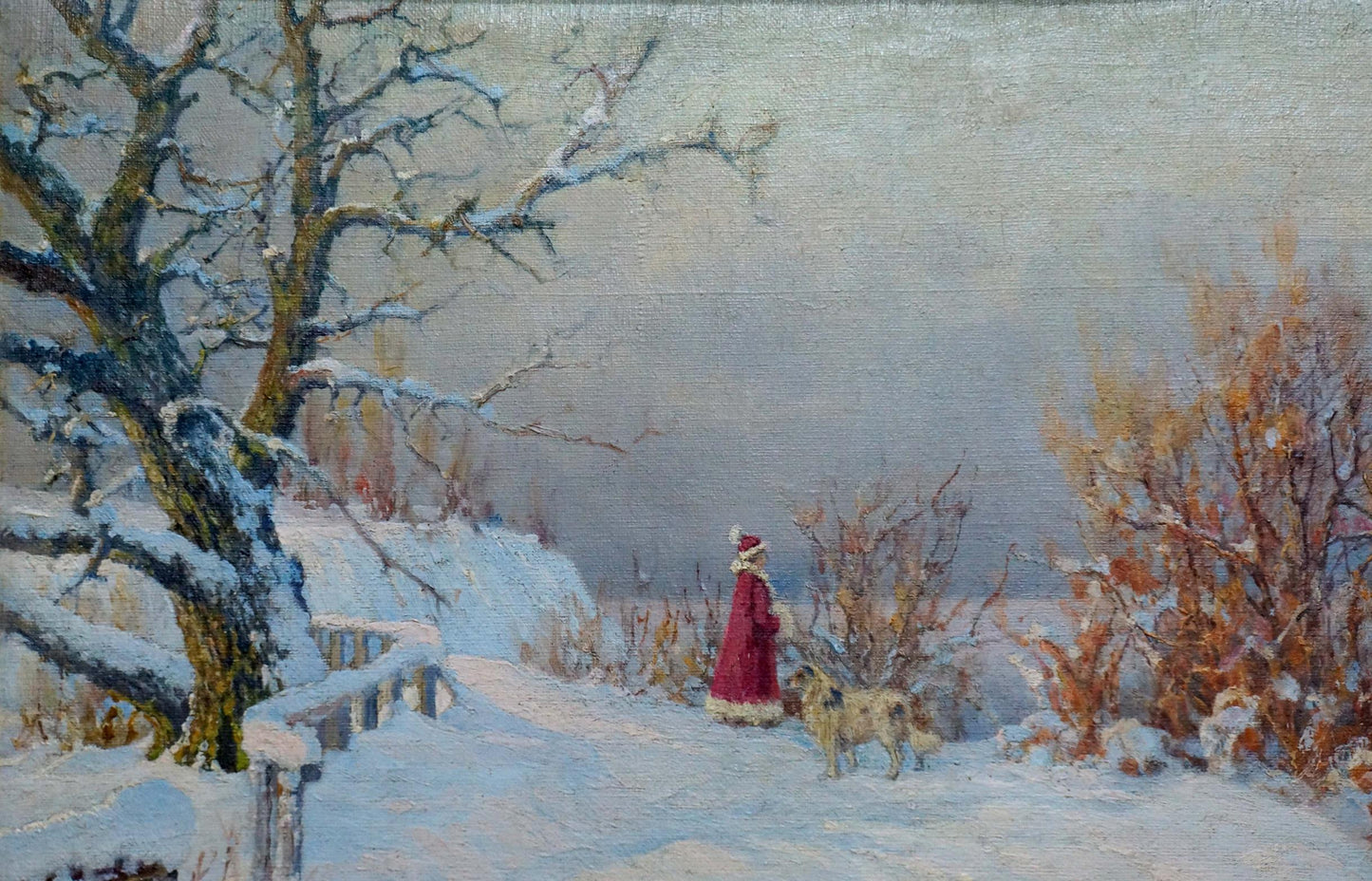 Oil painting Winter fairy tale Kovalskaya-Ilyina Polina Vladimirovna