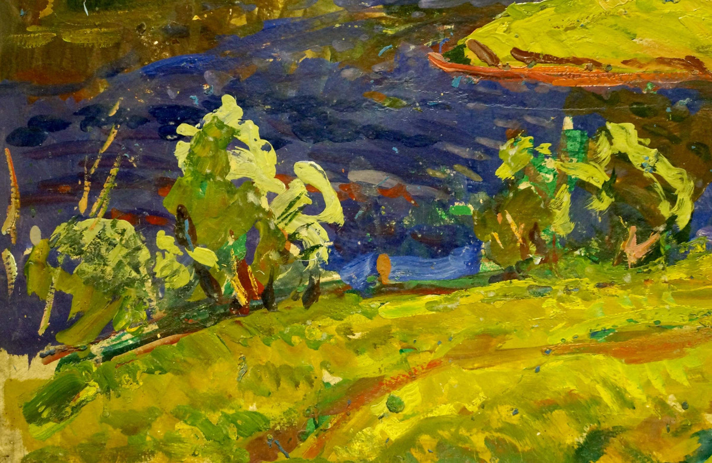 Oil painting Summer landscape Gaiduk Viktor Kirillovich